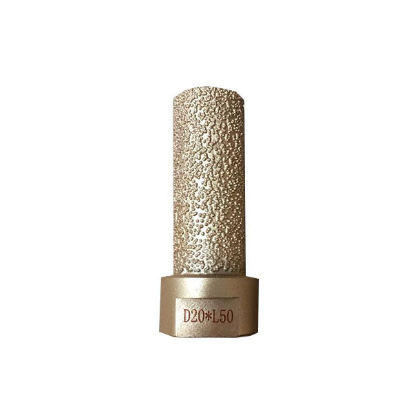 Vacuum brazed diamond finger